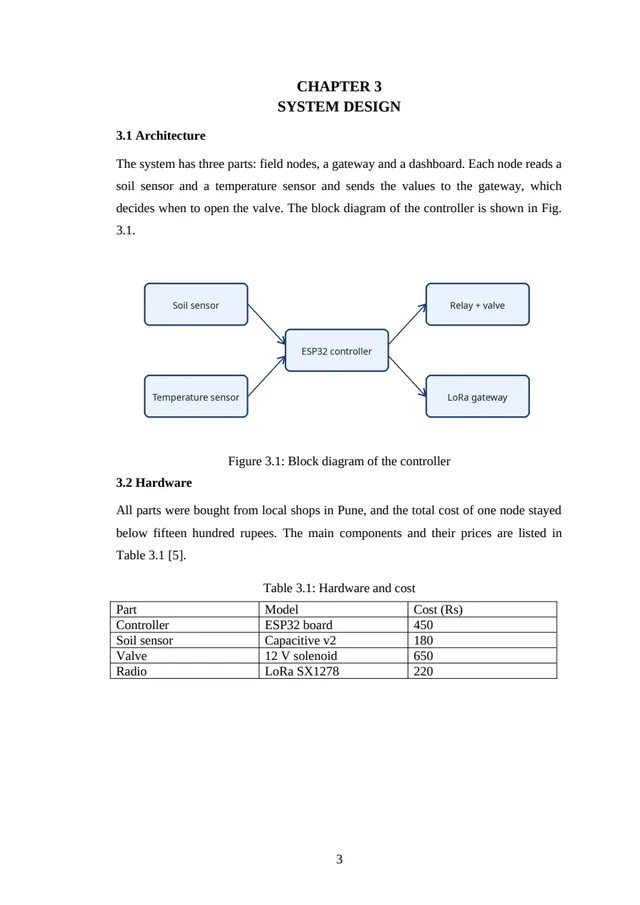 Chapter 3 with a numbered figure and table