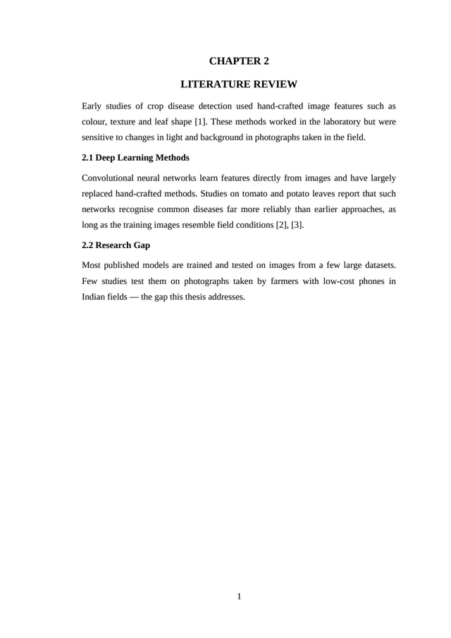 The same page after 🛠 Fix. The chapter title centred in CAPITALS and a page number at the bottom — and the References heading centred on its own page.